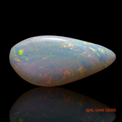 3.40 Cts Natural Australian Fire Opal Loose Gemstone Fancy Cabochon 21x10x2 mm AB-702
