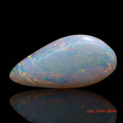 3.40 Cts Natural Australian Fire Opal Loose Gemstone Fancy Cabochon 21x10x2 mm AB-702