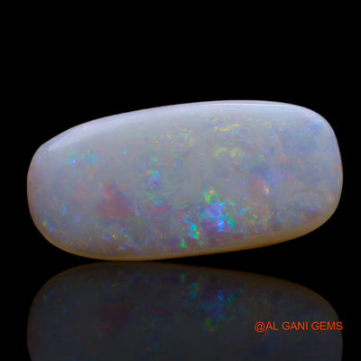 3.65 Cts Natural Australian Fire Opal Loose Gemstone Oval Cabochon 19x9x2 mm AB-703