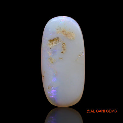 3.65 Cts Natural Australian Fire Opal Loose Gemstone Oval Cabochon 19x9x2 mm AB-703