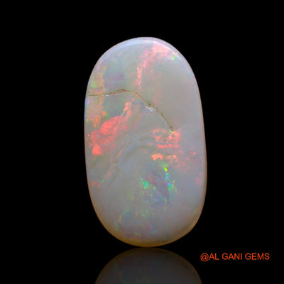 4.70 Cts Natural Australian Fire Opal Loose Gemstone Oval Cabochon 18x10x3 mm AB-704