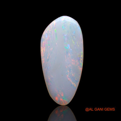 3.60 Cts Natural Australian Fire Opal Loose Gemstone Fancy Cabochon 20x9x2 mm AB-705