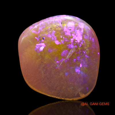 2.90 Cts Natural Australian Fire Opal Loose Gemstone Fancy Cabochon 16x14x2 mm AB-709