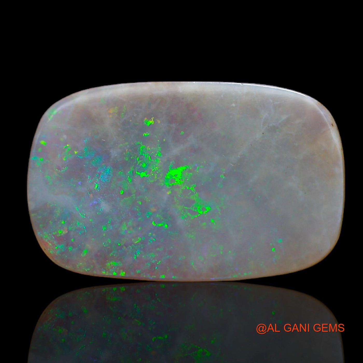 3.45 Cts Natural Australian Fire Opal Loose Gemstone Fancy Cabochon 17x11x2 mm AB-711