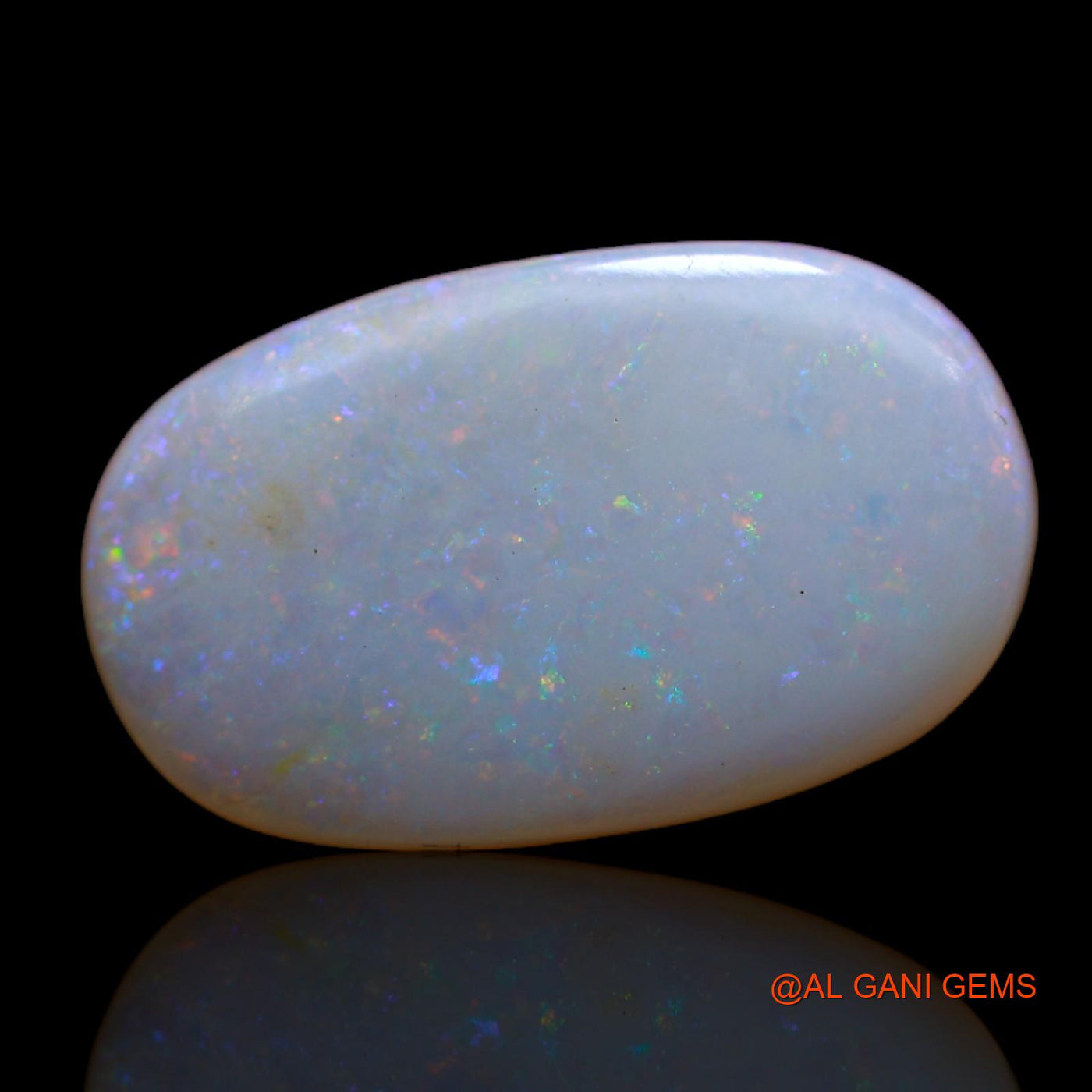 3.60 Cts Natural Australian Fire Opal Oval Cabochon Loose Gemstone For Jewelry 17x10x2 mm AB-714