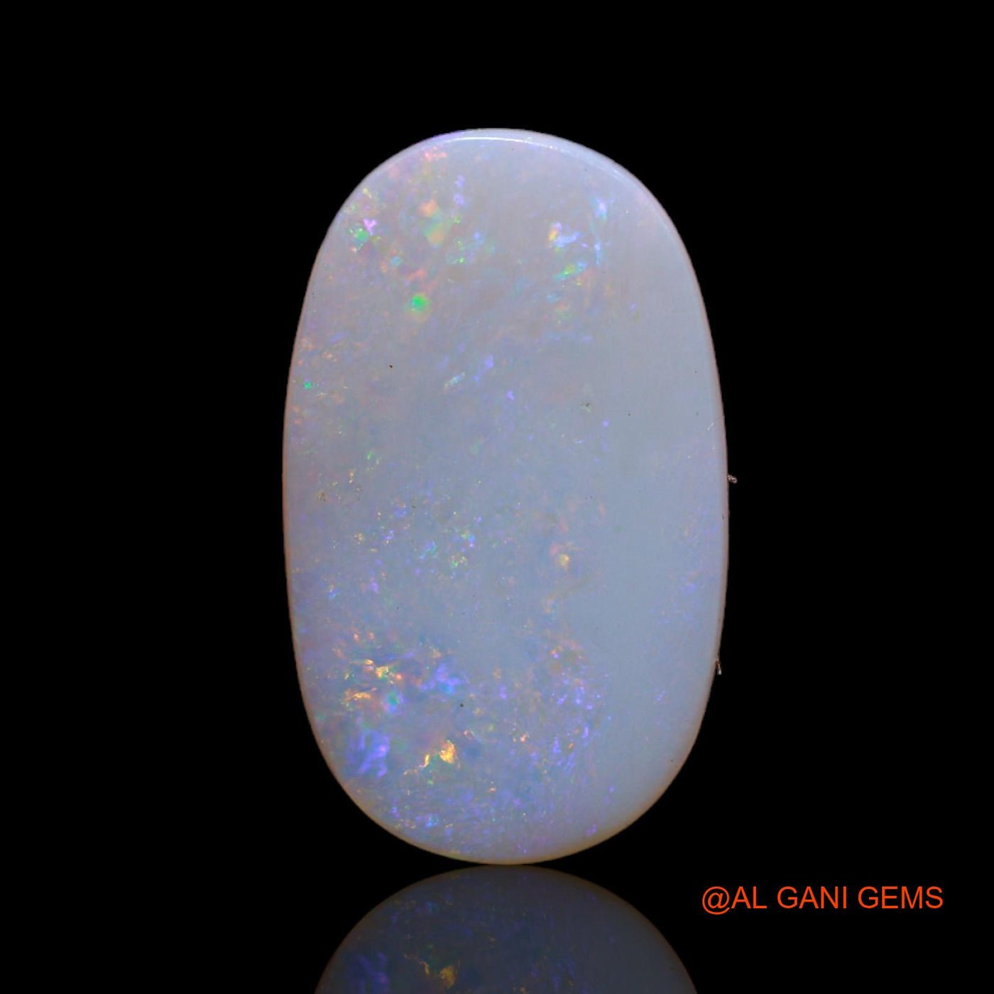 3.60 Cts Natural Australian Fire Opal Oval Cabochon Loose Gemstone For Jewelry 17x10x2 mm AB-714