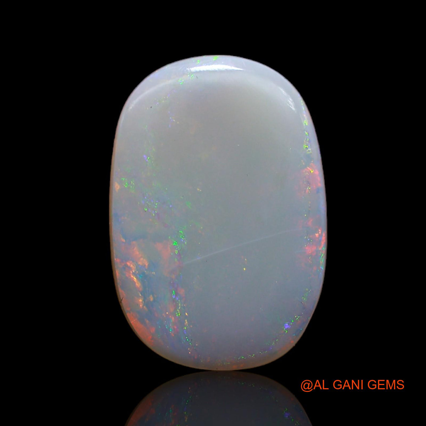 3.60 Cts Natural Australian Fire Opal Loose Gemstone Oval Cabochon 16x11x2 mm AB-722