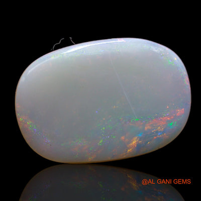 3.60 Cts Natural Australian Fire Opal Loose Gemstone Oval Cabochon 16x11x2 mm AB-722