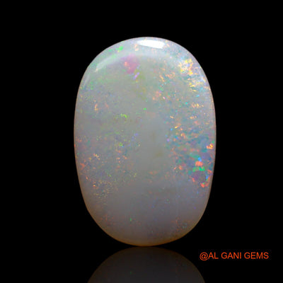 3.70 Cts Natural Australian Fire Opal Loose Gemstone Oval Cabochon 16x11x3 mm AB-723