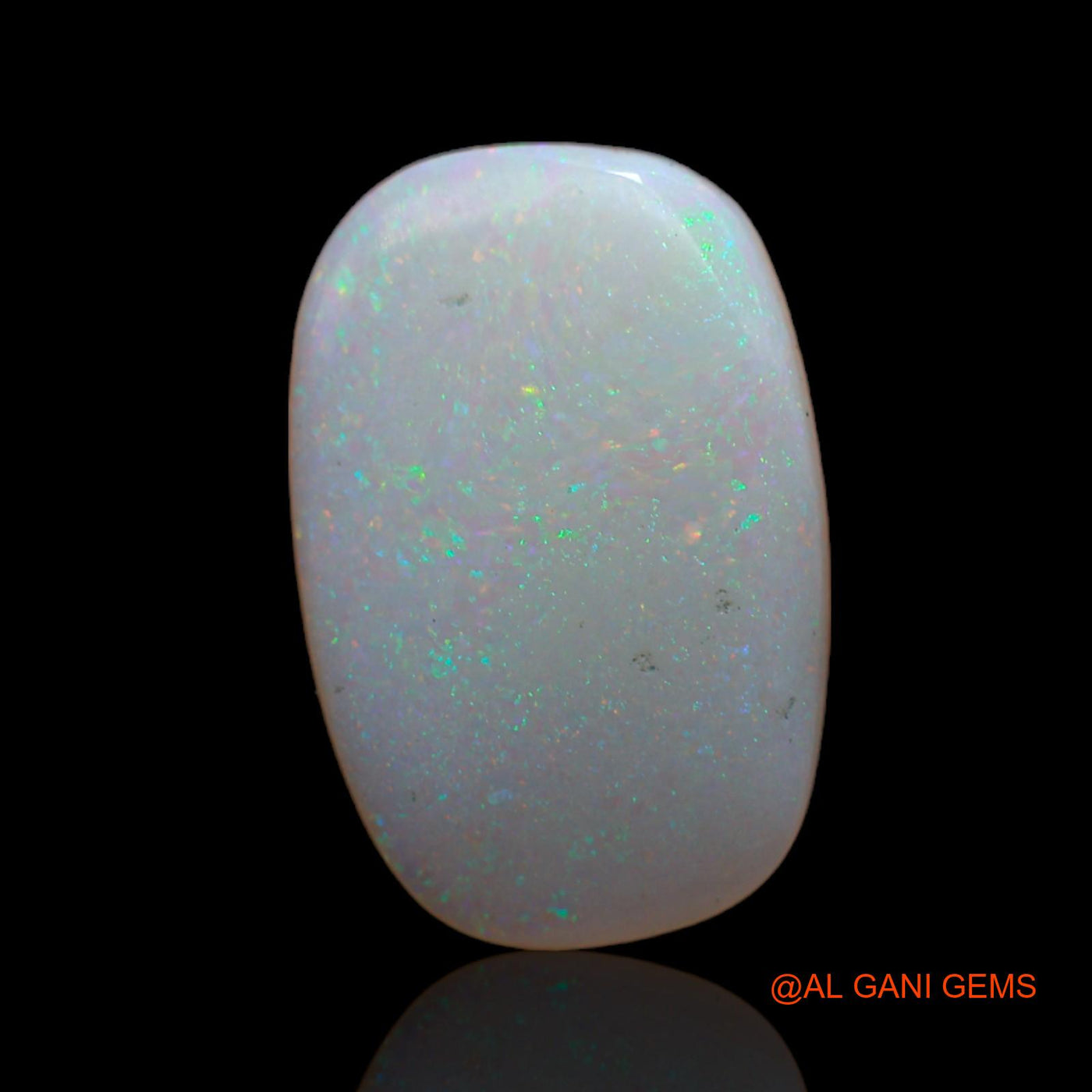 3.70 Cts Natural Australian Fire Opal Loose Gemstone Oval Cabochon 17x11x2 mm AB-725