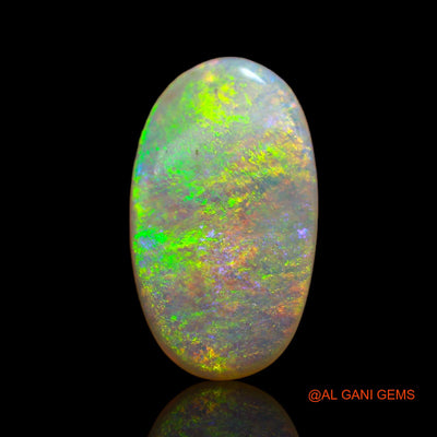 3.55 Cts Natural Australian Fire Opal Loose Gemstone Oval Cabochon 16x9x3 mm AB-726