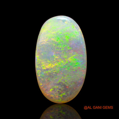 3.55 Cts Natural Australian Fire Opal Loose Gemstone Oval Cabochon 16x9x3 mm AB-726