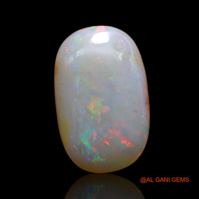 Natural Untreated Fire Opal Loose Gemstone Oval Cabochon From Australia 4.65 Cts 16x10x4 mm AB-727