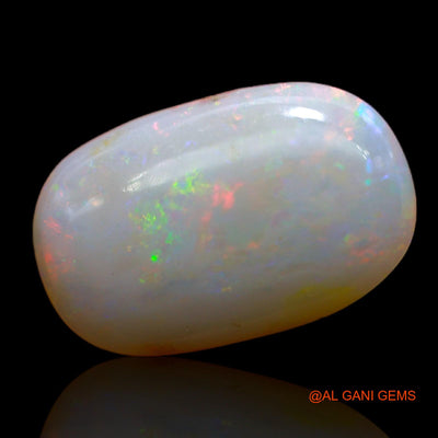 Natural Untreated Fire Opal Loose Gemstone Oval Cabochon From Australia 4.65 Cts 16x10x4 mm AB-727