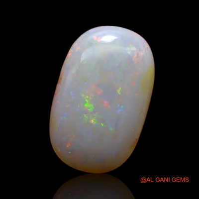 Natural Untreated Fire Opal Loose Gemstone Oval Cabochon From Australia 4.65 Cts 16x10x4 mm AB-727