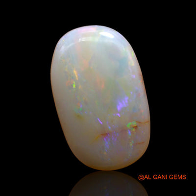 Natural Untreated Fire Opal Loose Gemstone Oval Cabochon From Australia 4.65 Cts 16x10x4 mm AB-727