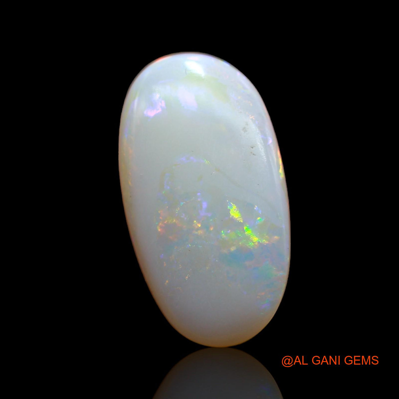 3.40 Cts Natural Australian Fire Opal Loose Gemstone Oval Cabochon 17x9x2 mm AB-728