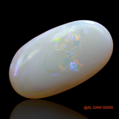 3.40 Cts Natural Australian Fire Opal Loose Gemstone Oval Cabochon 17x9x2 mm AB-728
