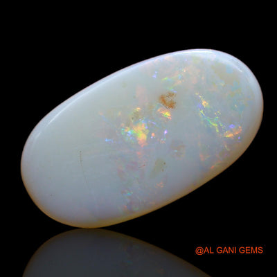 3.40 Cts Natural Australian Fire Opal Loose Gemstone Oval Cabochon 17x9x2 mm AB-728