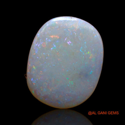 Natural Fire Opal Gemstone 3.40 Cts Loose Oval Cabochon From Australia 14x11x2 mm AB-730