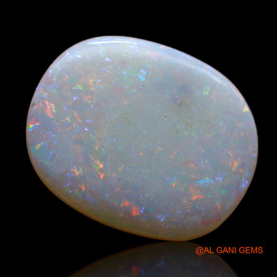 Natural Fire Opal Gemstone 3.40 Cts Loose Oval Cabochon From Australia 14x11x2 mm AB-730