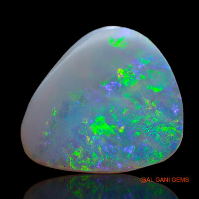 3.10 Cts Natural Australian Fire Opal Loose Gemstone Fancy Cabochon 15x13x2 mm AB-734