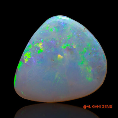 3.10 Cts Natural Australian Fire Opal Loose Gemstone Fancy Cabochon 15x13x2 mm AB-734