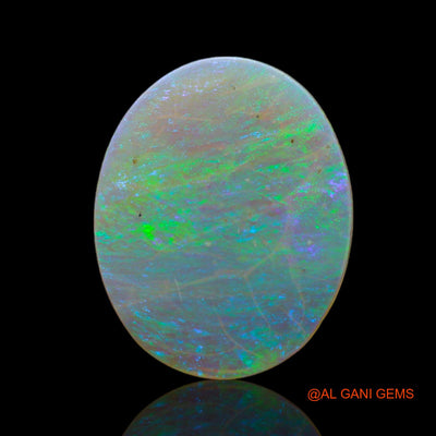 2.60 Cts Natural Australian Fire Opal Loose Gemstone Oval Cabochon 15x12x1 mm AB-736