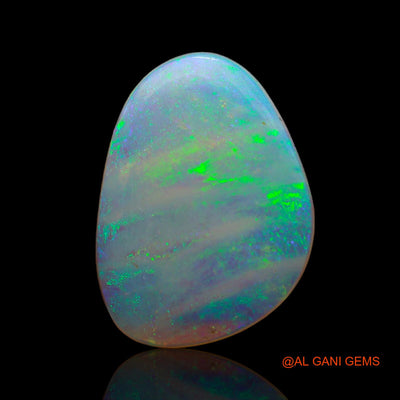 Natural Untreated Fire Opal Loose Gemstone Fancy Cabochon From Australia 2.40 Cts 15x11x2 mm AB-737