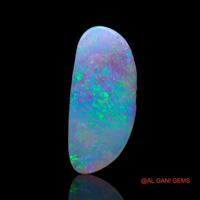 2.25 Cts Natural Australian Fire Opal Loose Gemstone Fancy Cabochon 18x8x2 mm AB-738