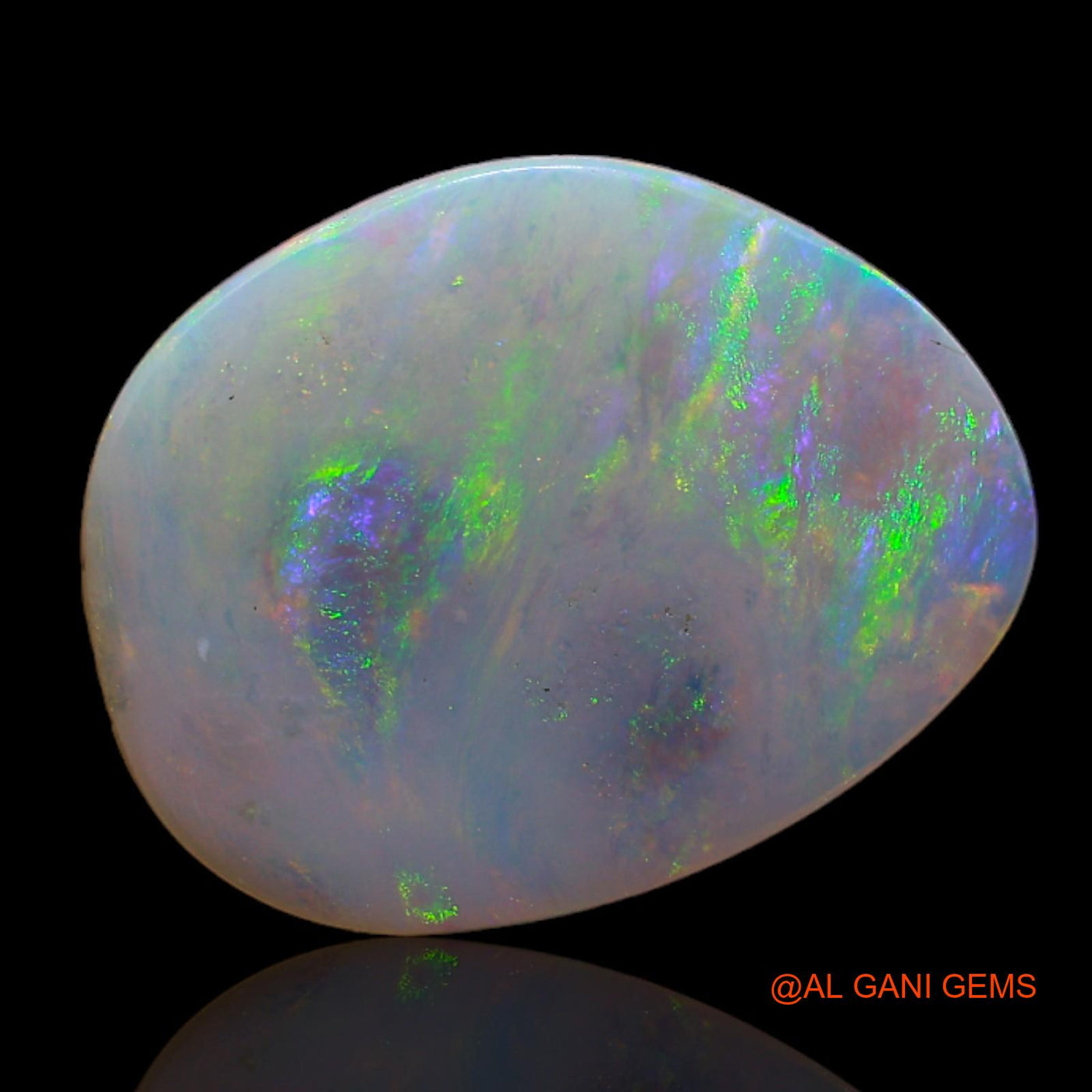 Natural Fire Opal Gemstone 2.70 Cts Loose Fancy Cabochon From Australia 15x12x2 mm AB-739