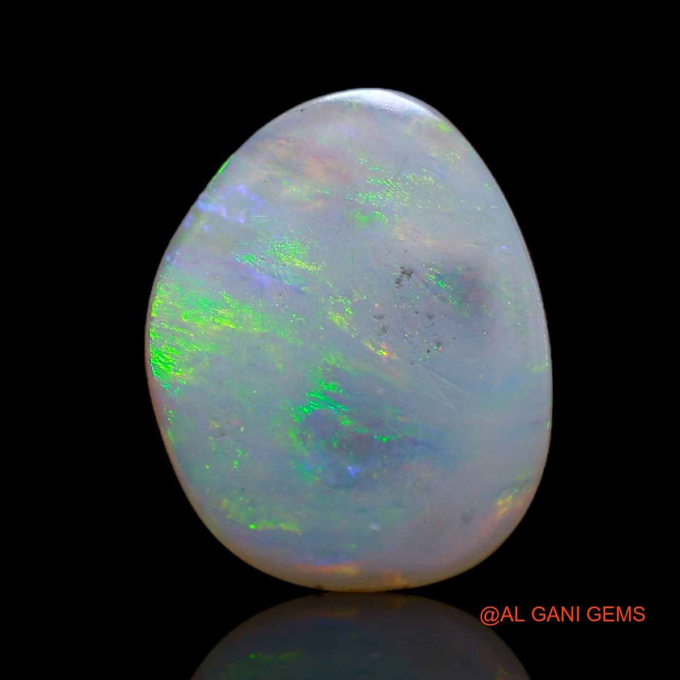 Natural Fire Opal Gemstone 2.70 Cts Loose Fancy Cabochon From Australia 15x12x2 mm AB-739