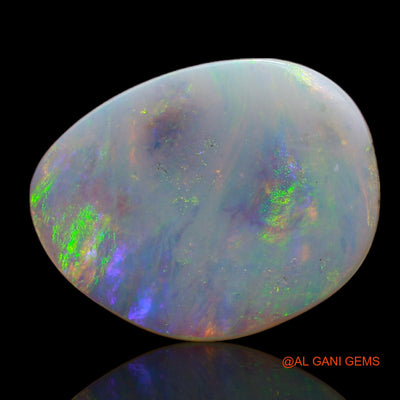 Natural Fire Opal Gemstone 2.70 Cts Loose Fancy Cabochon From Australia 15x12x2 mm AB-739