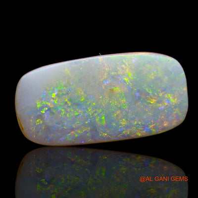 5.65 Cts Unheated Australian Fire Opal Loose Gemstone Oval Cabochon Natural 20x10x2 mm AB-73