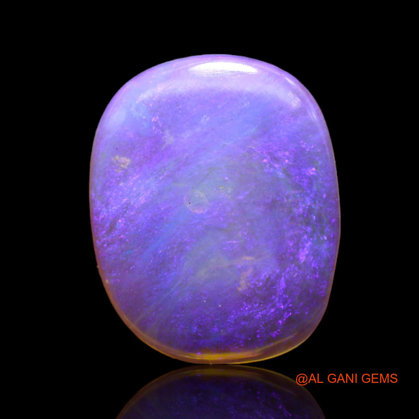 2.95 Cts Natural Australian Fire Opal Loose Gemstone Oval Cabochon 15x12x2 mm AB-742