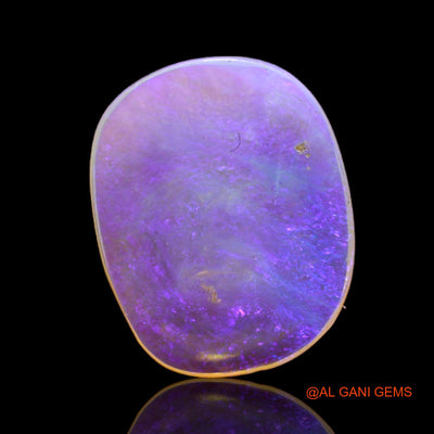 2.95 Cts Natural Australian Fire Opal Loose Gemstone Oval Cabochon 15x12x2 mm AB-742
