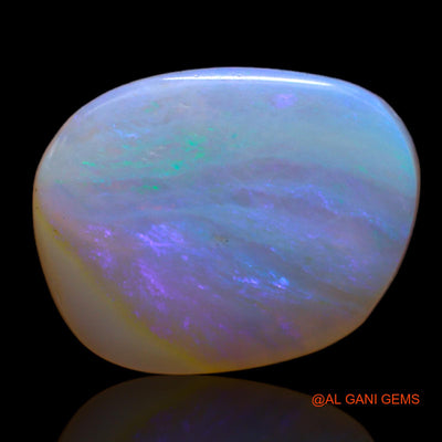 3.30 Cts Unheated Australian Fire Opal Loose Gemstone Fancy Cabochon Natural 15x11x2 mm AB-743