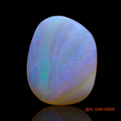 3.30 Cts Unheated Australian Fire Opal Loose Gemstone Fancy Cabochon Natural 15x11x2 mm AB-743