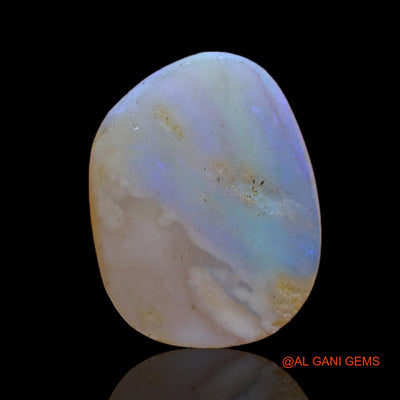 3.30 Cts Unheated Australian Fire Opal Loose Gemstone Fancy Cabochon Natural 15x11x2 mm AB-743