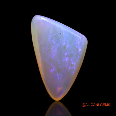 4.10 Cts Natural Australian Fire Opal Loose Gemstone Trillion Cabochon 16x10x4 mm AB-745