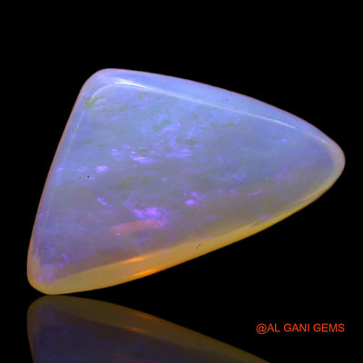 4.10 Cts Natural Australian Fire Opal Loose Gemstone Trillion Cabochon 16x10x4 mm AB-745