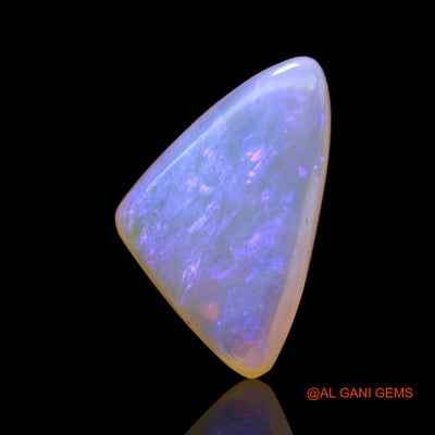 4.10 Cts Natural Australian Fire Opal Loose Gemstone Trillion Cabochon 16x10x4 mm AB-745