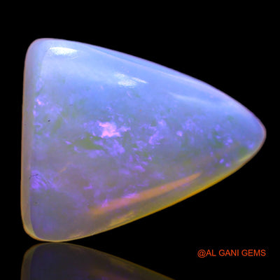3.85 Cts Natural Australian Fire Opal Loose Gemstone Trillion Cabochon 14x11x4 mm AB-746