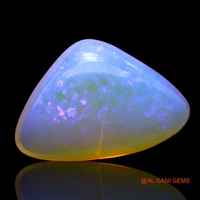 4.55 Cts Natural Australian Fire Opal Loose Gemstone Trillion Cabochon 14x10x5 mm AB-748