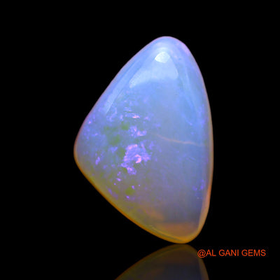 4.55 Cts Natural Australian Fire Opal Loose Gemstone Trillion Cabochon 14x10x5 mm AB-748