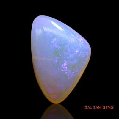 4.55 Cts Natural Australian Fire Opal Loose Gemstone Trillion Cabochon 14x10x5 mm AB-748