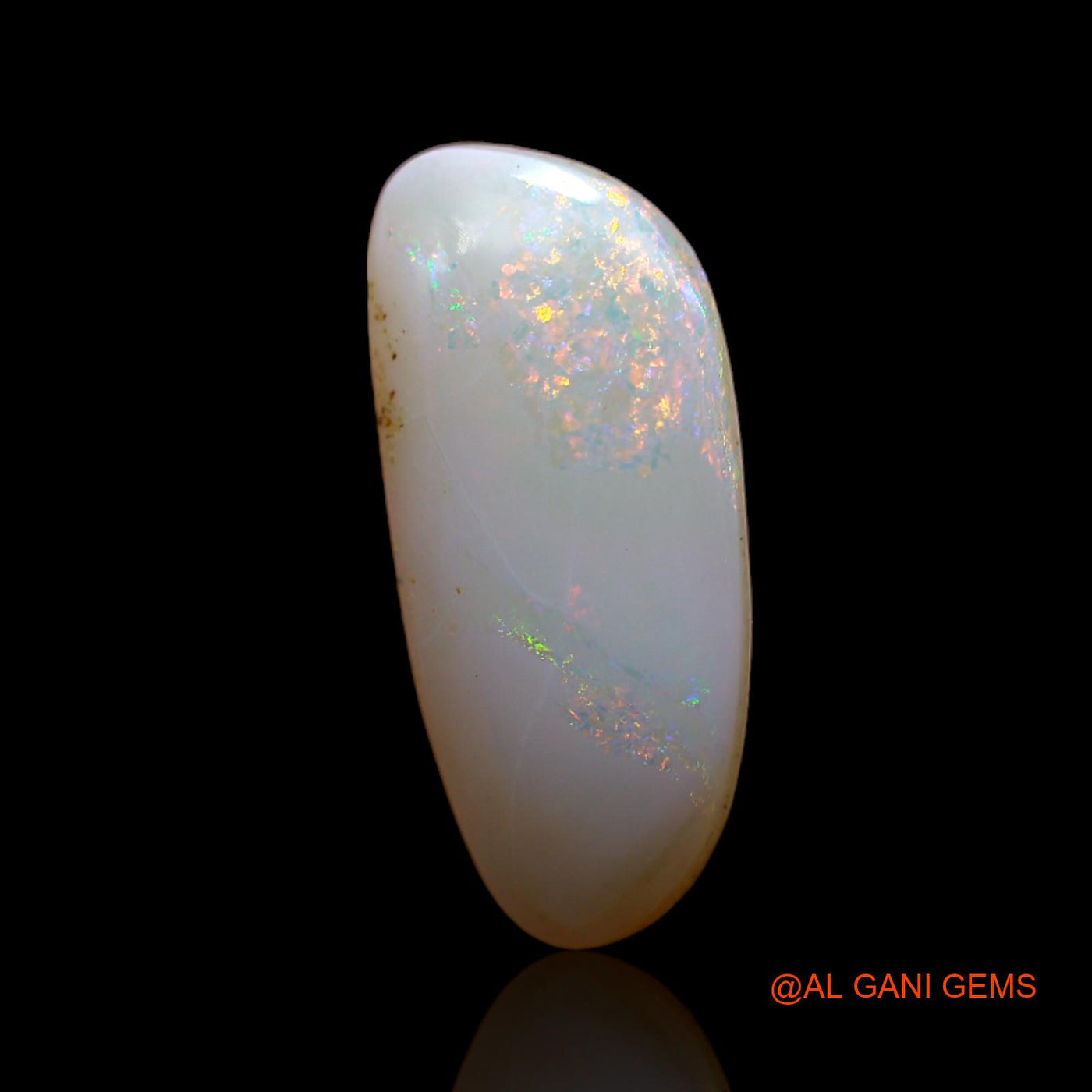 3.60 Cts Natural Australian Fire Opal Loose Gemstone Fancy Cabochon 18x8x3 mm AB-752