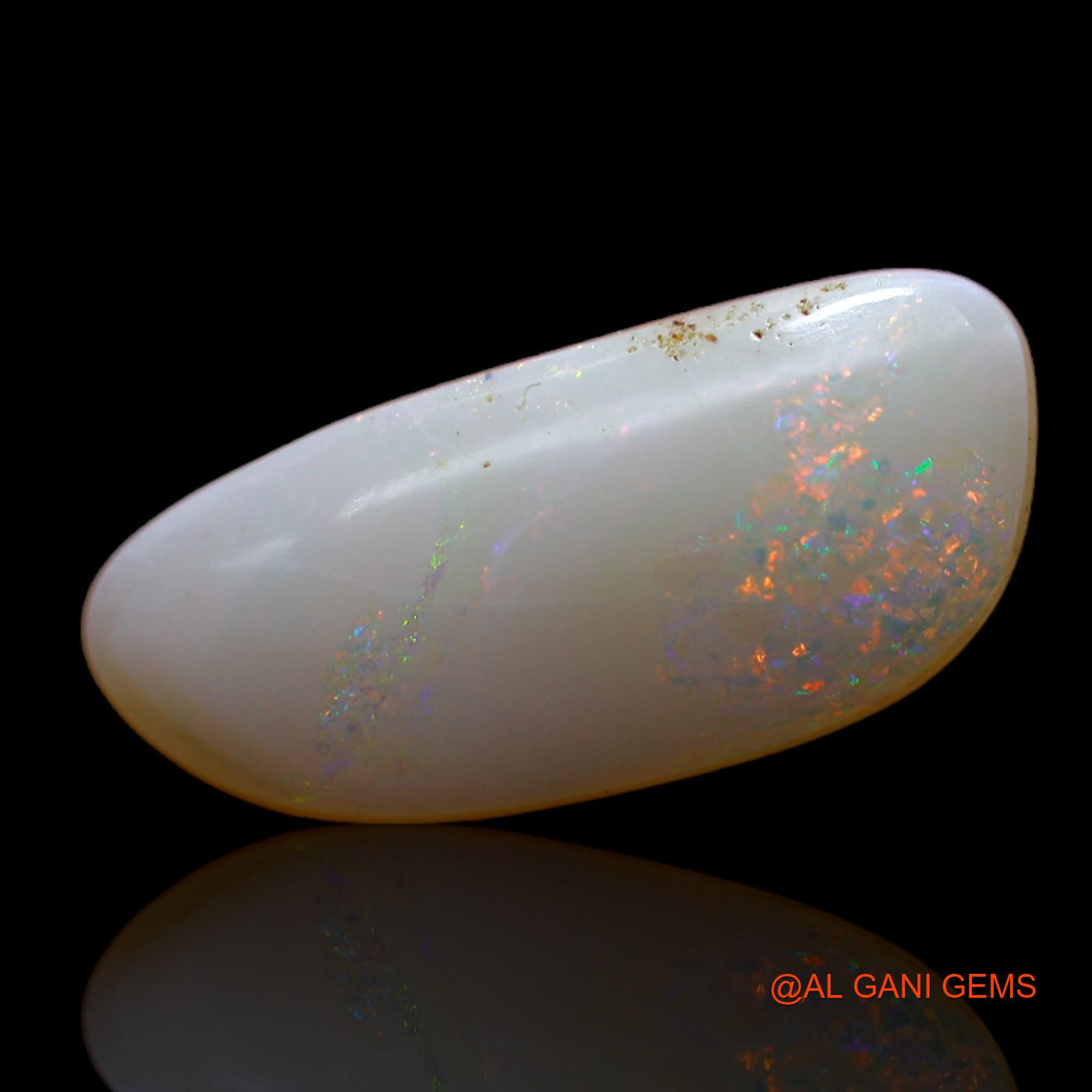 3.60 Cts Natural Australian Fire Opal Loose Gemstone Fancy Cabochon 18x8x3 mm AB-752