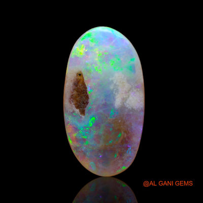 3.85 Cts Natural Australian Fire Opal Loose Gemstone Fancy Cabochon 16x8x4 mm AB-753