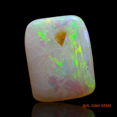 Natural Untreated Fire Opal Loose Gemstone Square Cabochon From Australia 3.95 Cts 13x10x4 mm AB-755